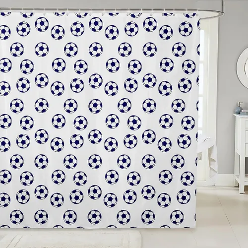 Miniatura 14 de Cortinas de ducha de vaquero occidental, cortinas de baño rústicas para niños, niñas y hombres, cortinas impermeables retro de estilo rústico con 12