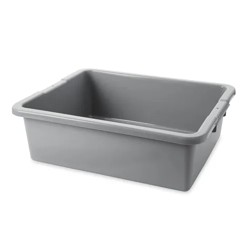 Miniatura 5 de Rubbermaid Commercial Products Caja Utilitaria/Recipiente Dividido Estándar de 7 Galones de Plástico Marrón para Lavado de Platos/Vasos/Cuencos