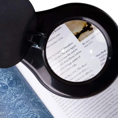 Miniatura 7 de OttLite Lámpara de escritorio LED con lupa ajustable, serie de prevención - Diseñada para reducir la fatiga ocular - Cuello flexible ajustable, 4