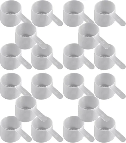 Miniatura 5 de Cuchara de envasado de medición de plástico de 1.8 fl oz (= 53 cc/ = 3.58 cucharadas/= 1.8 fl oz/= 0.224 taza) Mango corto - para medir y dispensar
