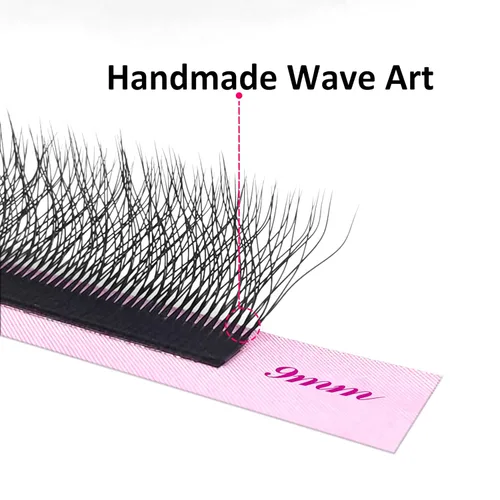 Miniatura 3 de VEYES INC YY Extensiones de pestañas, bandeja C/D rizado 9-15mm de longitud mixta, prefabricadas, con volumen, estilo abanico, suministros