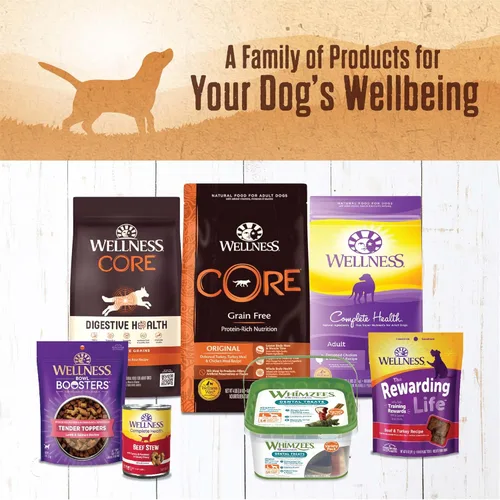 Miniatura 4 de Alimento húmedo Wellness enlatado para perros, sin granos, 95% natural, lata de 13.2 onzas (paquete de 12), Púrpura