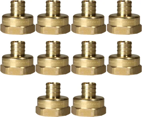Miniatura 40 de XFITTING 1 pulgada Pex x 1 pulgada Adaptador Femenino NPT, 23-4-3=2X, 2 Piezas