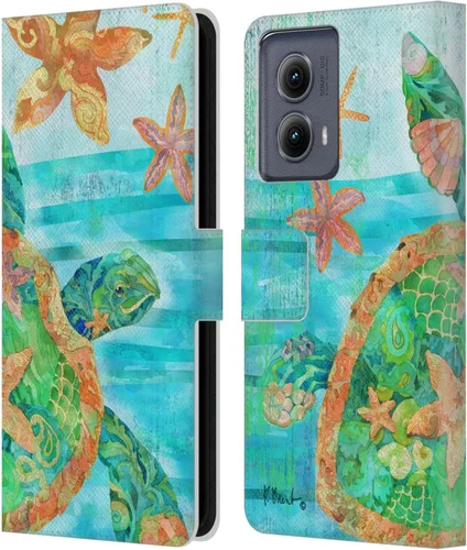 Miniatura 17 de Head Case Designs Funda de piel con licencia oficial de Paul Brent Agate Mermaid Coastal para Motorola Edge (2024)