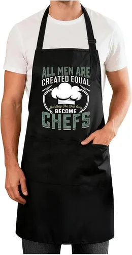 Miniatura 20 de Delantales divertidos para hombres y mujeres, perfectos para cocina, barbacoa, hornear, esposa, marido, regalo de cumpleaños para papá