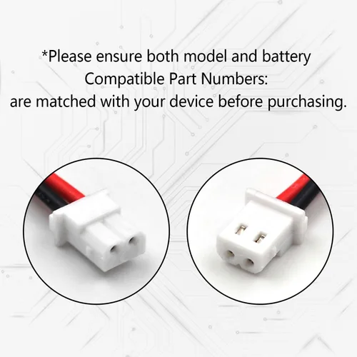 Miniatura 4 de Paquete de 2 baterías de iones de litio de 3.7 V 2600 mAh de repuesto para radio de emergencia Midland ER300 ER200 BATT20L Radio de alarma