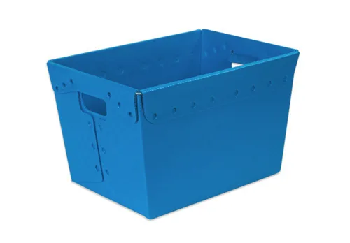 Miniatura 6 de Aviditi Contenedores de almacenamiento de plástico, 18 x 13 x 6 pulgadas, color azul para organizar hogares, almacenes y oficinas (paquete de 6)