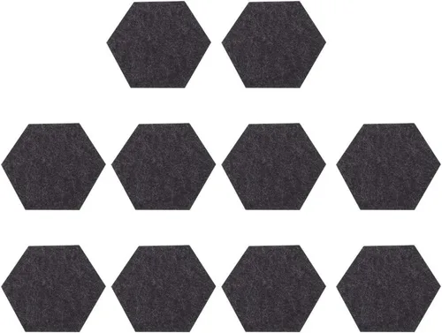 Posavasos de fieltro, 10 posavasos absorbentes para bebidas, antideslizantes, manteles individuales de cerveza y café, fieltro absorbente que
