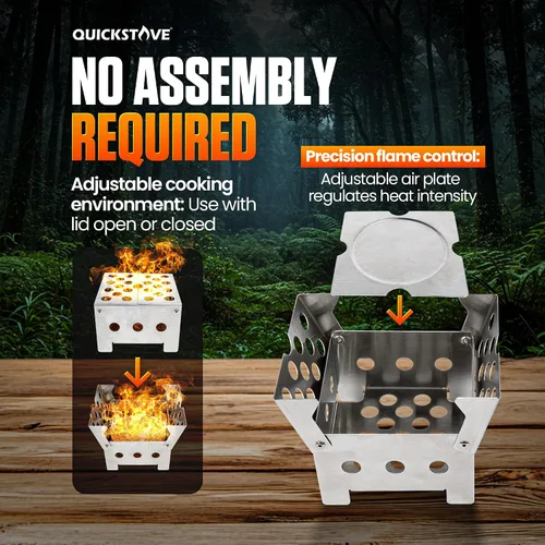 Miniatura 4 de Kit de cocina de emergencia portable para campamento. Estufa multigasolina, olla de acero inoxidable y alimentos, ideal pata kits de supervivencia