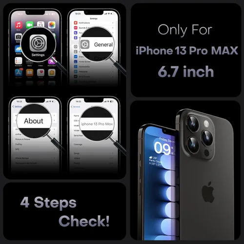 Miniatura 2 de TOCOL Funda para iPhone 13 Pro Max, compatible con Magsafe, protección completa de la cámara, anillo magnético incorporado, funda translúcida mate