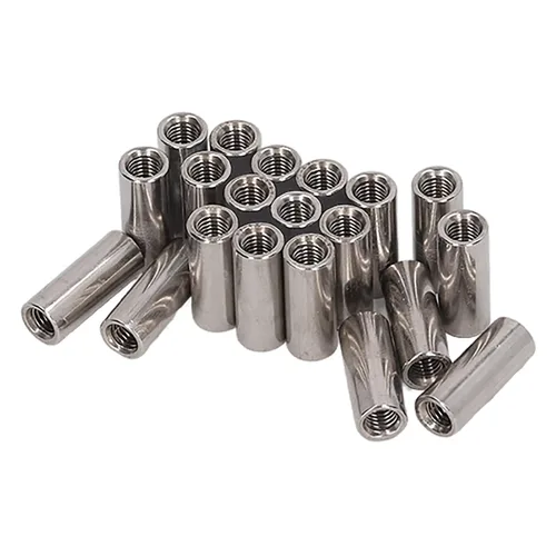 Miniatura 4 de Tuercas de acoplamiento de acero inoxidable M5, tuerca de conector hembra redonda para conexión