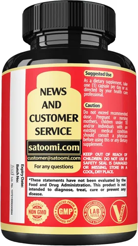 Miniatura 8 de Satoomi Suplemento NAD con nicotinamida ribósido NR, resveratrol, quercetina - 60 unidades - 30 días
