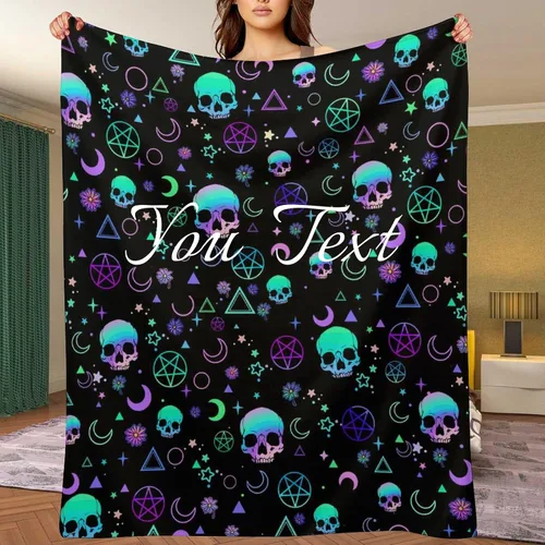 Miniatura 23 de Manta alemana de pelo corto para adolescentes y adultos, manta de franela suave y cálida para sofá, cama, camping, viajes, decoración del hogar, 50