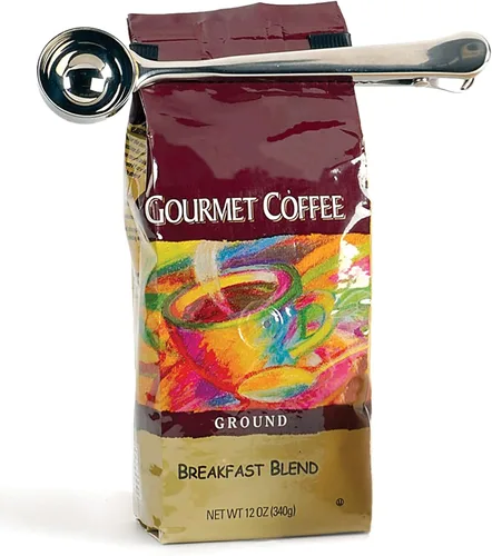 Miniatura 5 de RSVP International Coffee Scoop Collection, 1-1/2 cucharada, clip, acero inoxidable