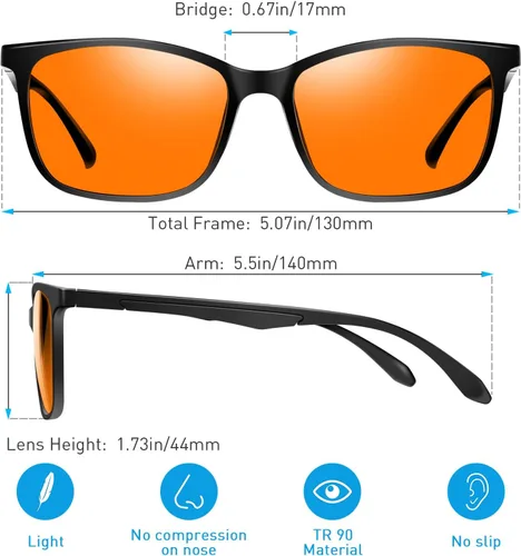 Miniatura 2 de Okany Blue Light Blocking Glasses Gaming Computer Glasses Powerful Professional Screen Filter