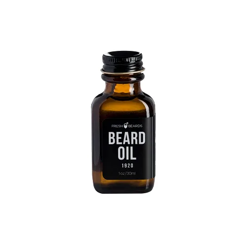 Miniatura 4 de Fresh Beards Aceite para barba 1920 – Fragancia clásica de barbería – Aceite perfumado para barba y bigote para hombre – Hidratante calmante