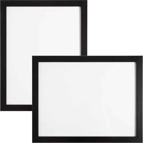 Miniatura 8 de Lavish Home - Juego de 6 marcos de fotos de 5 x 7 pulgadas con soporte y ganchos para pared de galería o retrato familiar, decoración de pared