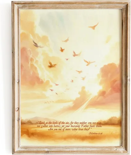 Miniatura 10 de ESSEN Life Sobre la tierra Colosenses 3:2, póster bíblico de arte de pared, decoración cristiana, escritura, versículo de la Biblia, decoración