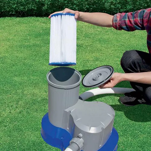 Miniatura 9 de Bestway 58095E - Cartucho de repuesto tipo IV o tipo B para bombas de filtro de 2500 galones por hora para mantener el agua de la piscina limpia