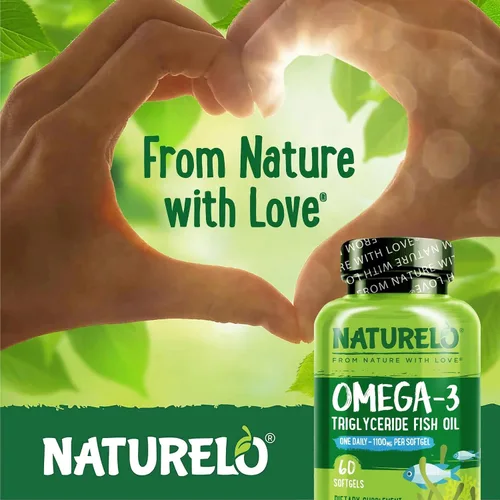 Miniatura 7 de NATURELO Suplemento de aceite de pescado omega 3 sin eructos, 1100 mg de triglicérido omega-3, EPA + DHA, aceite de pescado líquido para corazón