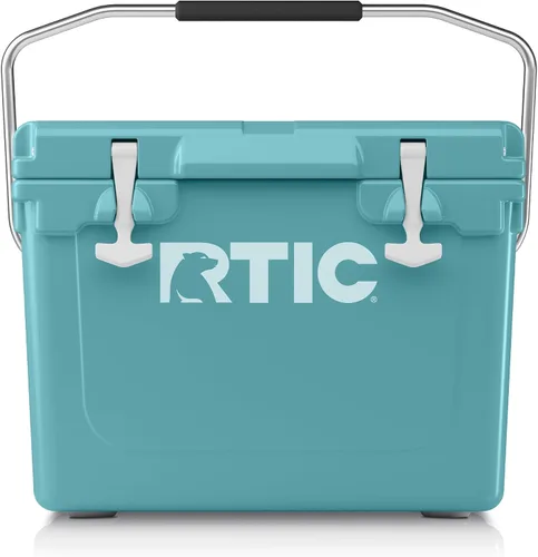 Miniatura 10 de RTIC Enfriador ultra resistente, caja de cofre de hielo aislada dura para playa, bebida, camping, picnic, pesca, barco, barbacoa Azul marino