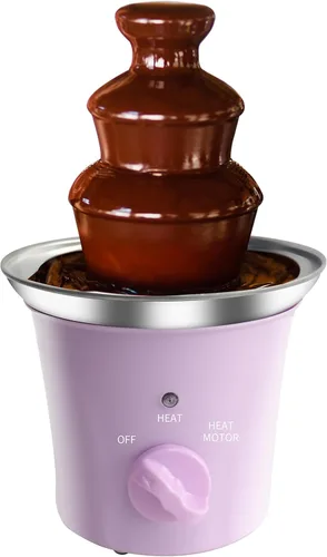 Miniatura 7 de Máquina de fuente de chocolate MINI, pequeña máquina eléctrica de fuente de fondue de chocolate para fiestas para caramelos, mantequilla y queso