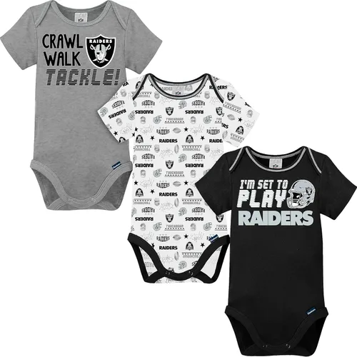 Miniatura 18 de Gerber - Mameluco unisex de manga corta para bebé, equipo de la NFL, paquete de 3