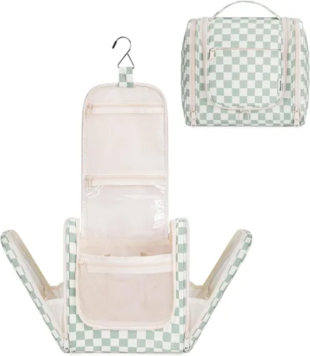 Miniatura 13 de Bolsa de Aseo Colgante Narwey para Mujeres, Organizador de Maquillaje de Viaje, Bolsa de Artículos de Aseo para Cosméticos, Accesorios Esenciales