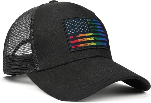 Miniatura 3 de American Flag Hat Pride Hat LGBT Baseball Cap