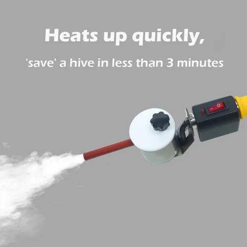 Miniatura 2 de Vaporizador de ácido oxálico, ácido oxálico atomizando equipo de apicultura para el tratamiento de ácaros de la colmena para abejas 12V 180W