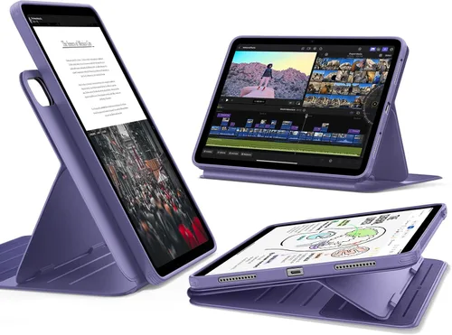 Miniatura 13 de ESR Funda para iPad A16, Funda para iPad de 11ª/10ª Generación (2025/2022), Cubierta Magnética Extraíble, Soporte Ajustable Vertical/Horizontal