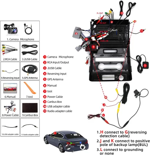 Miniatura 8 de Estéreo de coche 2G+64G para Ford F150 2009 2010 2011 2012 Android 13 inalámbrico Carplay/Auto/Mirror Link, 9 pulgadas HD pantalla táctil Radio