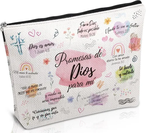 Miniatura 14 de Artículos de viaje esenciales Recuerdos Regalos - Bolsas de maquillaje, neceser de cosméticos y artículos de aseo de regalo para mujeres, niñas