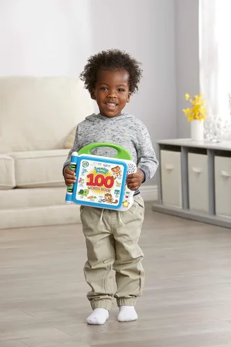 Miniatura 6 de Leapfrog 601503 Learning Friends - Libro de 100 palabras para bebé, educativo e interactivo, libro de jugadas bilingüe para niños y niñas de 1, 2