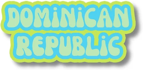 Adhesivo de viaje de República Dominicana, varios colores, vinilo para botella de agua para laptop, Lugares en los que he estado, calcomanía de