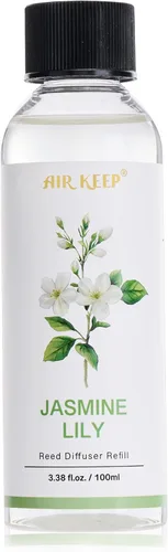 Miniatura 19 de Airkeep recambio de aceite para difusor de varillas con varillas difusoras, 6.76 Fl Oz (200ml) aceites perfumados de vainilla de cachemira