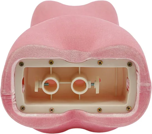 Miniatura 4 de Cuerpo de maniquí femenino Forma de vestido de tela de lino Manikin Torso con cabeza desmontable Altura ajustable Soporte de metal, para coser ropa