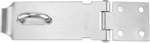 Miniatura 4 de SINJEUN Paquete de 8 cerraduras de cerrojo de puerta de 4 pulgadas, 0.079 pulgadas de grosor, cerraduras de acero inoxidable 201, cierre