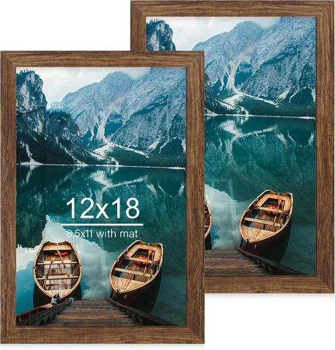 Miniatura 171 de Hongkee - Juego de 2 marcos de fotos, HK042515-MD5.5X8.5-BK(2PK)