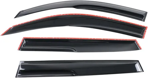 Miniatura 4 de IKON MOTORSPORTS - Visera de ventana compatible con Toyota RAV4 XU40 2006-2012, tinte de humo acrílico y semitransparente, protector de sombra