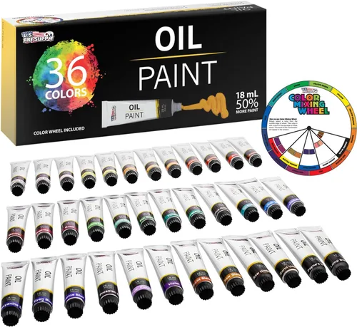 Miniatura 8 de US Art Supply juego de 24 tubos de pintura al óleo para artistas de 12 ml
