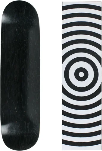 Miniatura 17 de Skateboard Deck Pro 7-Ply Arce canadiense TINTADO NEGRO con Griptape