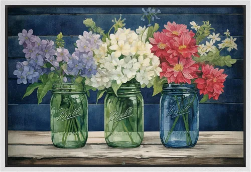 Miniatura 133 de SIGNFORD Lienzo impreso para pared, acuarela, floral, retro, abstracto, naturaleza, desierto, ilustraciones florales botánicas, arte moderno