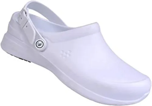 Miniatura 6 de Joybees Zuecos de trabajo, antideslizantes, de apoyo y cómodos, zapatos profesionales culinarios y médicos para mujeres y hombres