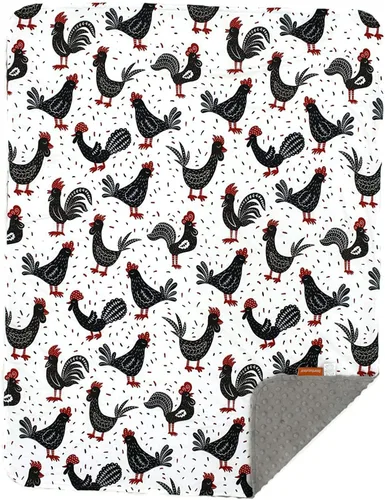 Miniatura 14 de Dear Baby Gear - Mantas reversibles para bebé - Manta suave para recién nacido - Blanco para niños pequeños - Manta para niños y niñas - Mantas