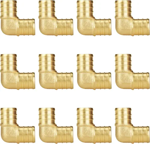 Miniatura 25 de SUNGATOR Paquete de 50 accesorios Pex de 1/2" en T, accesorios Pex de 1/2 pulgada en T, sin plomo, de latón, certificados NSF