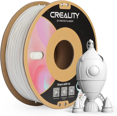 Miniatura 66 de Creality Filamento de madera PLA de 4.4 lbs, filamento de impresora 3D de 0.069 in, textura seda suave, dureza, filamento de impresión de carrete