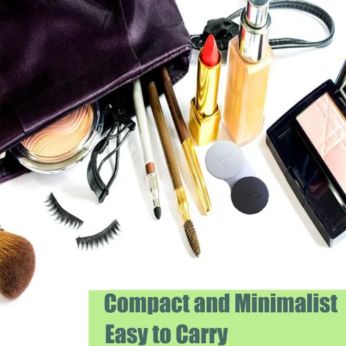Miniatura 6 de Paquete de 4 Estuches para Lentes de Contacto a Granel Caja Contenedor de Remojo y Almacenamiento (Negro)