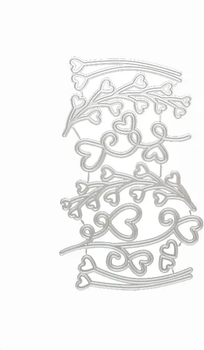 Miniatura 3 de Amor Heart - Troqueles de metal para hacer tarjetas, plantillas de corte para álbumes de recortes, álbum de fotos, papel decorativo, plantilla