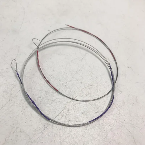 Miniatura 6 de Lovermusic 39.37 pulgadas de longitud, accesorios de instrumentos musicales chinos plateados para cuerdas Erhu de 2 cuerdas, paquete de 2